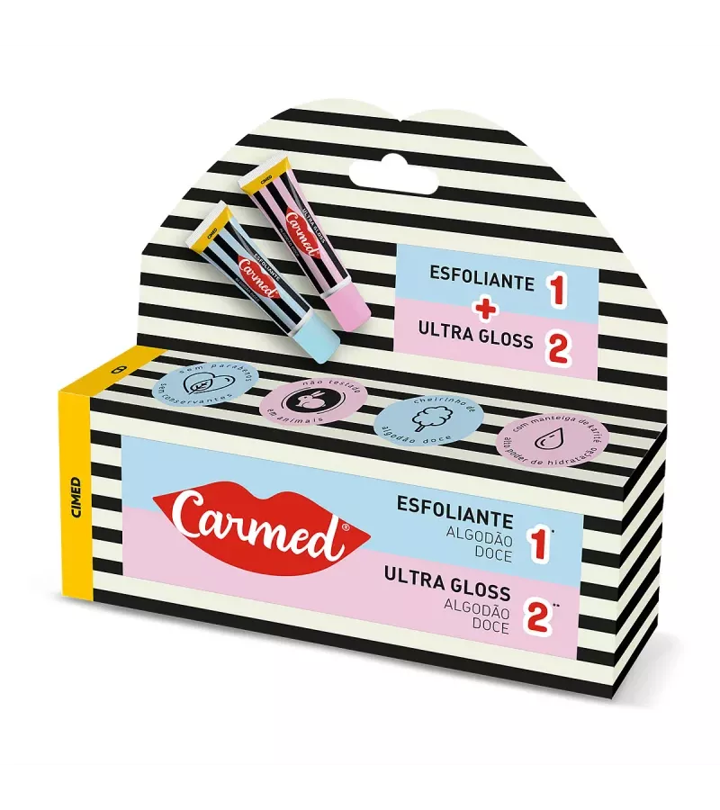 Carmed SOS Algodão Doce Esfoliante 10g + Ultra Glo... - AIKO COSMÉTICOS