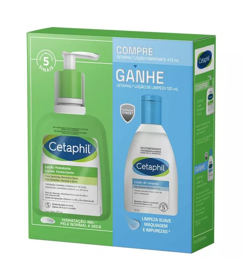 Cetaphil Kit Loção Hidratante 473ml + Loção de Lim... - AIKO COSMÉTICOS