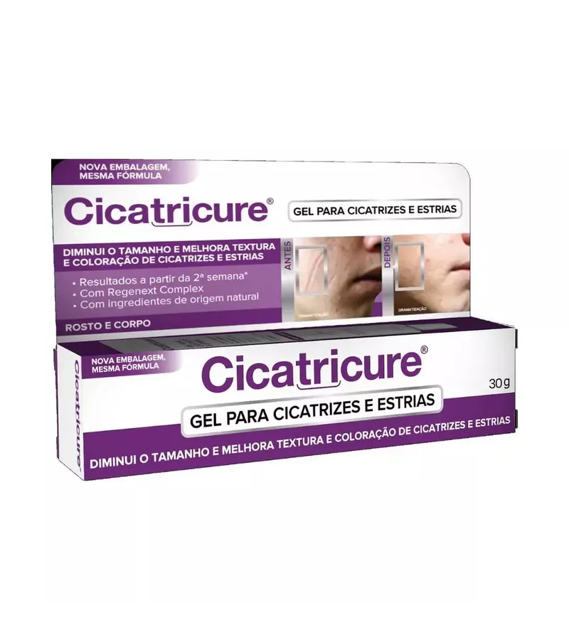 Cicatricure Gel para Cicatrizes e Estrias 30g - AIKO COSMÉTICOS
