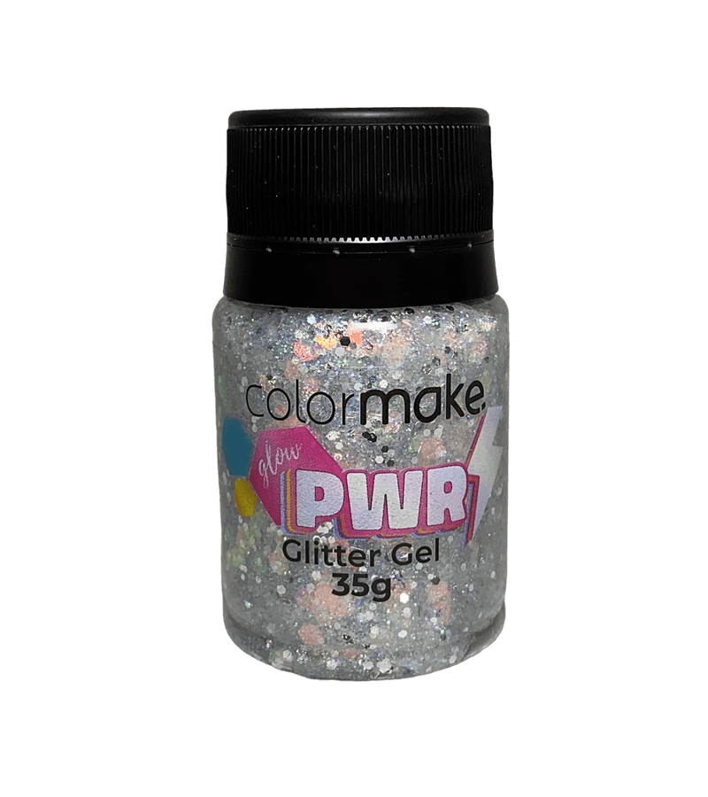Color Make Glitter Gel PWR 35g Pérola - AIKO COSMÉTICOS