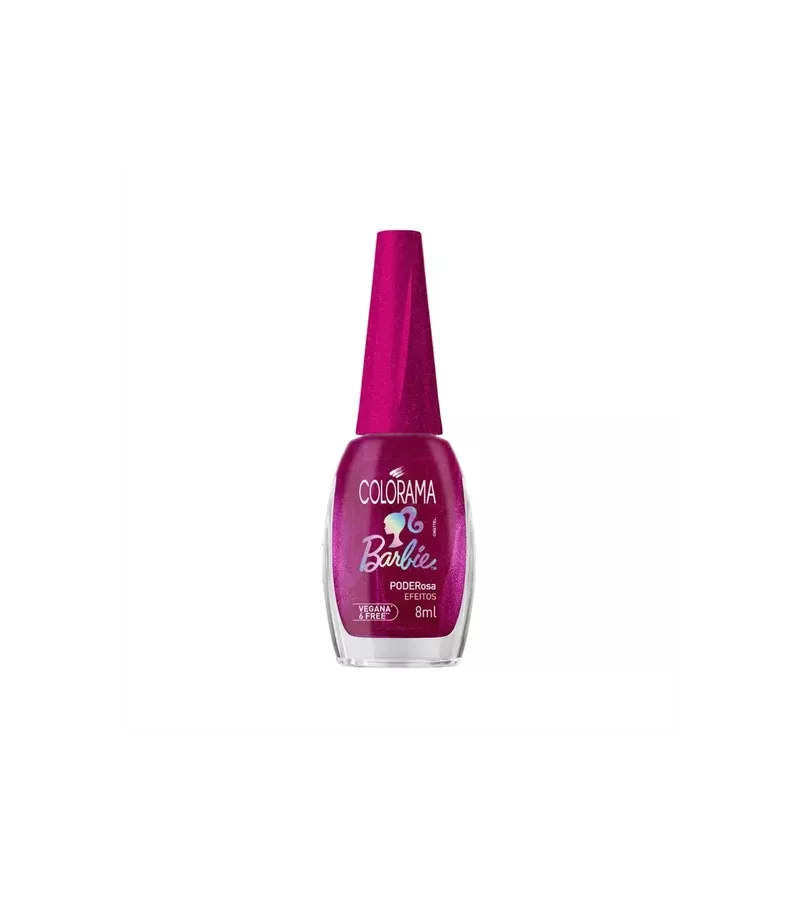 Colorama Esmalte Coleção Barbie PODERosa 8ML - AIKO COSMÉTICOS