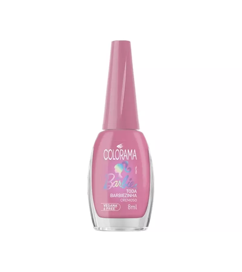 Colorama Esmalte Coleção Barbie Toda Barbezinha 8... - AIKO COSMÉTICOS