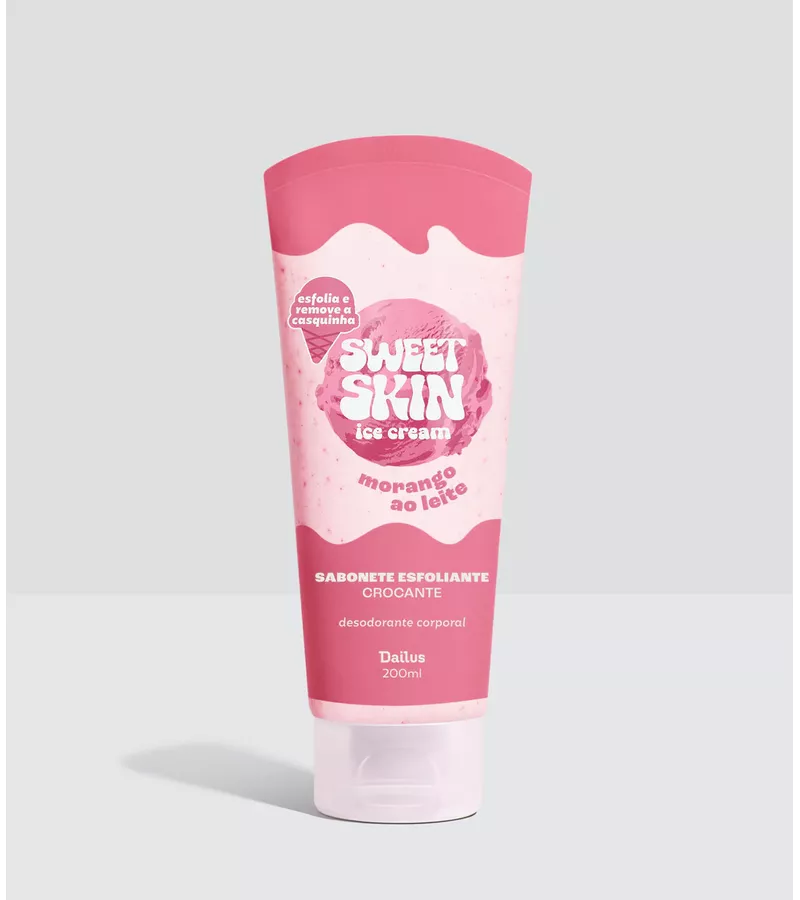 Dailus ESFOLIANTE CROCANTE (MORANGO AO LEITE) – SW... - AIKO COSMÉTICOS