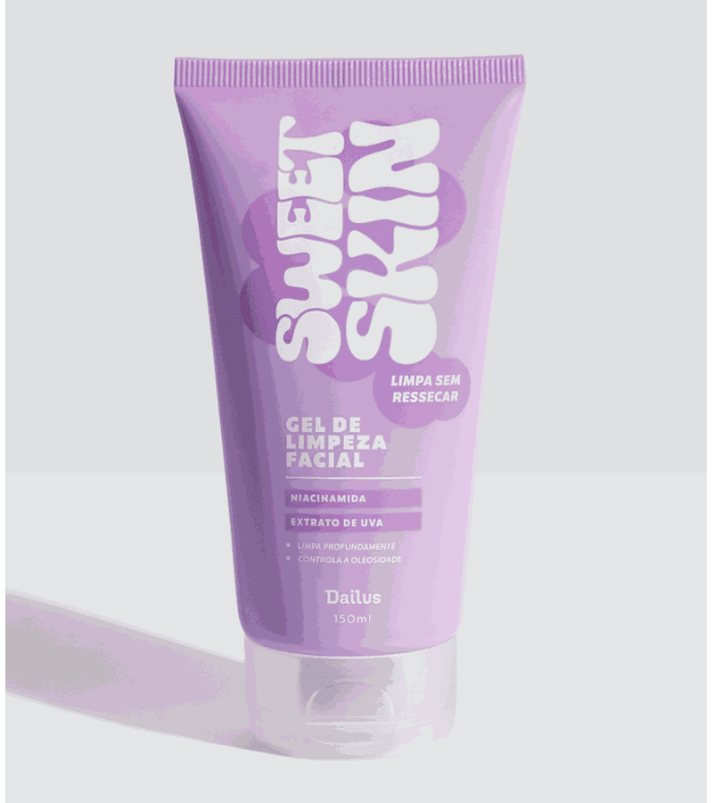 Dailus Sweet Skin Gel de Limpeza Facial 150ml - AIKO COSMÉTICOS