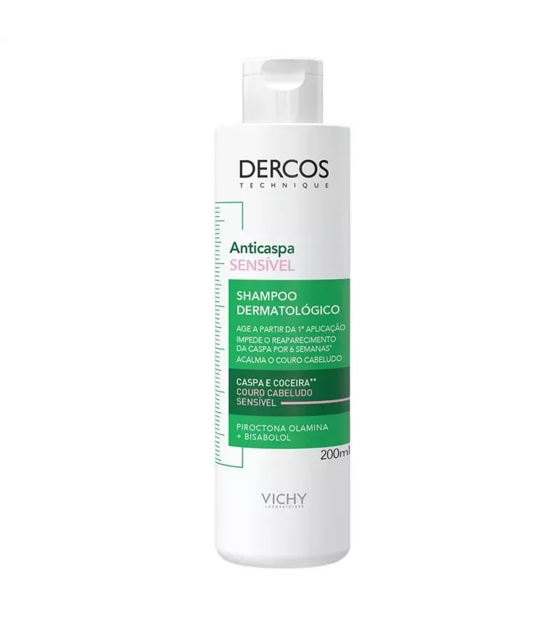 Vichy Dercos Shampoo Anticaspa Sensível 200ml - AIKO COSMÉTICOS