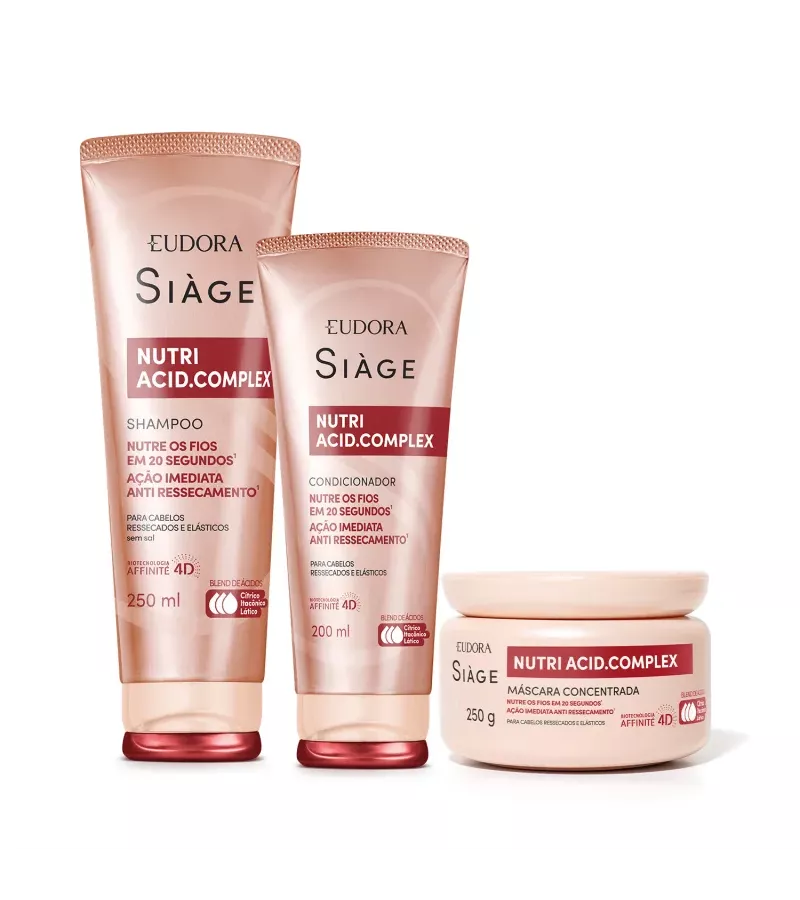 Eudora Siáge Kit Nutri Acid.Complex - AIKO COSMÉTICOS