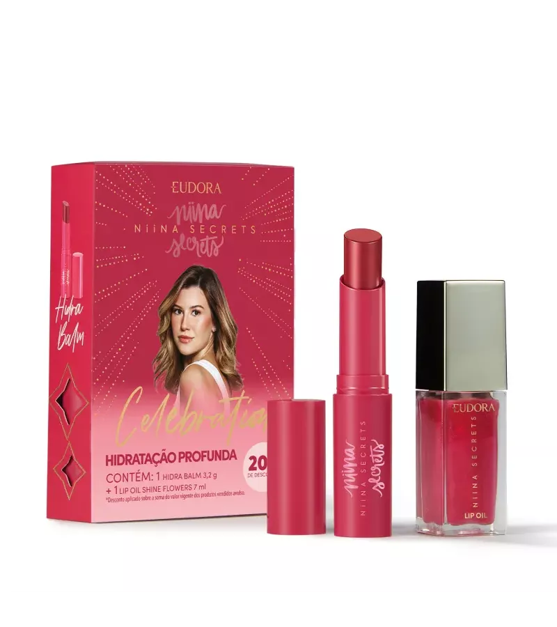 Eudora Niina Secrets Celebration: Hidra Balm 3,2g ... - AIKO COSMÉTICOS