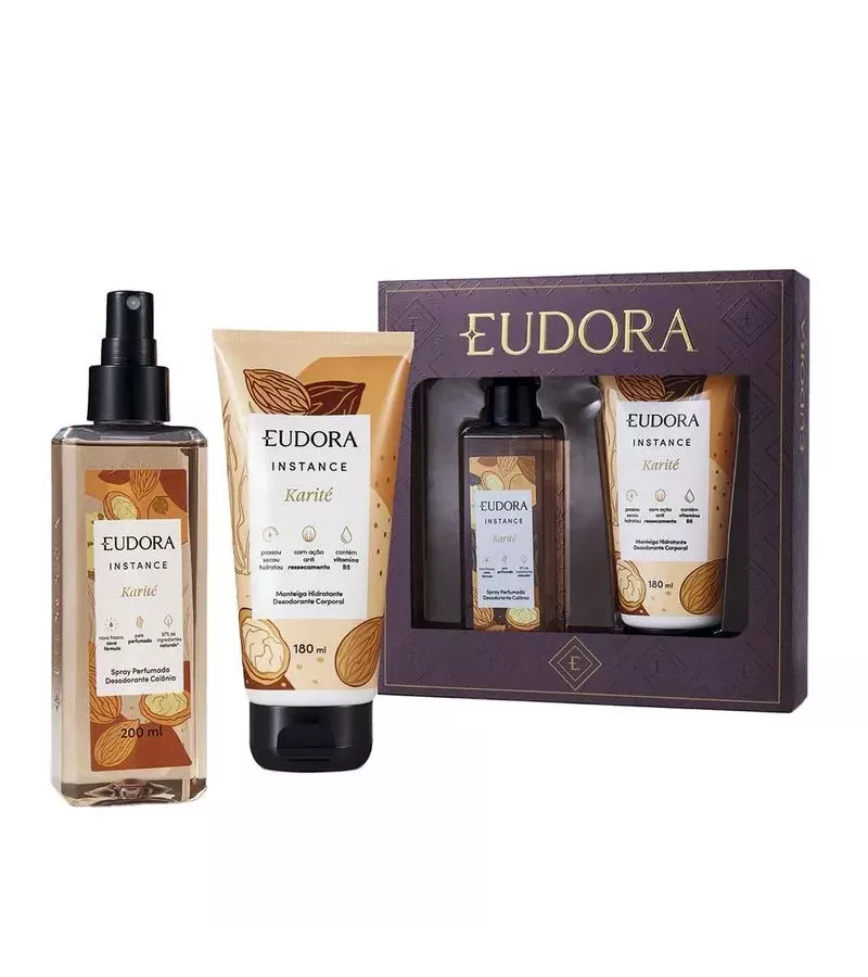 Eudora Instance Karité Hidratante Corporal 180ml +... - AIKO COSMÉTICOS