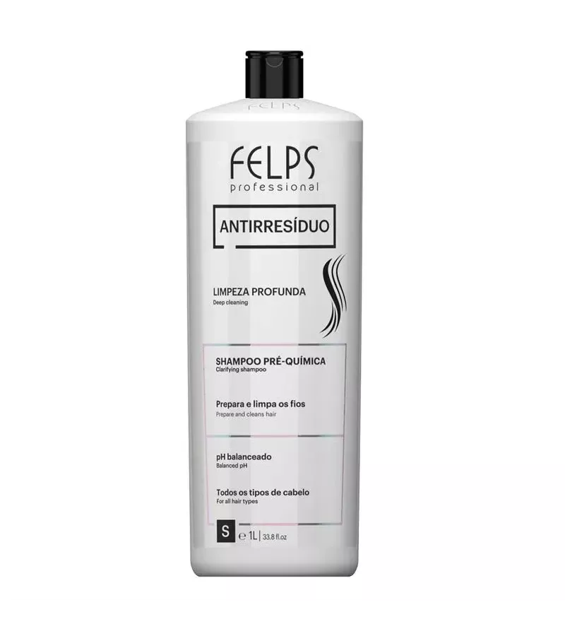 Felps Shampoo Antirresíduo Limpeza Profunda 1L - AIKO COSMÉTICOS