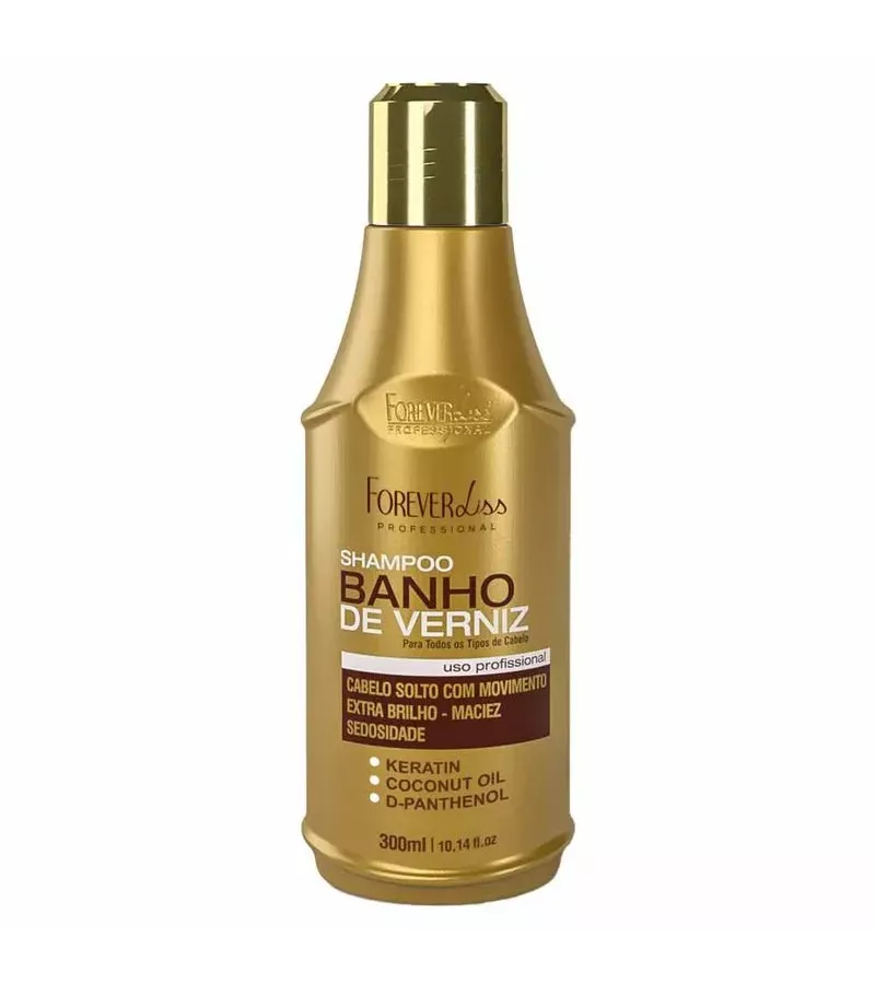 Forever Liss Banho de Verniz Shampoo 300ml - AIKO COSMÉTICOS