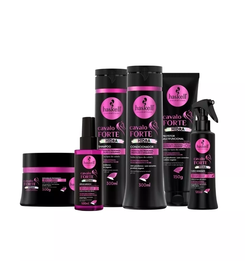 Haskell Kit Cavalo Forte Hidra - AIKO COSMÉTICOS