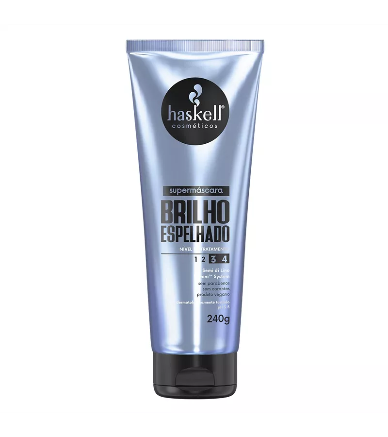 Haskell Supermáscara Brilho Espelhado 240g - AIKO COSMÉTICOS