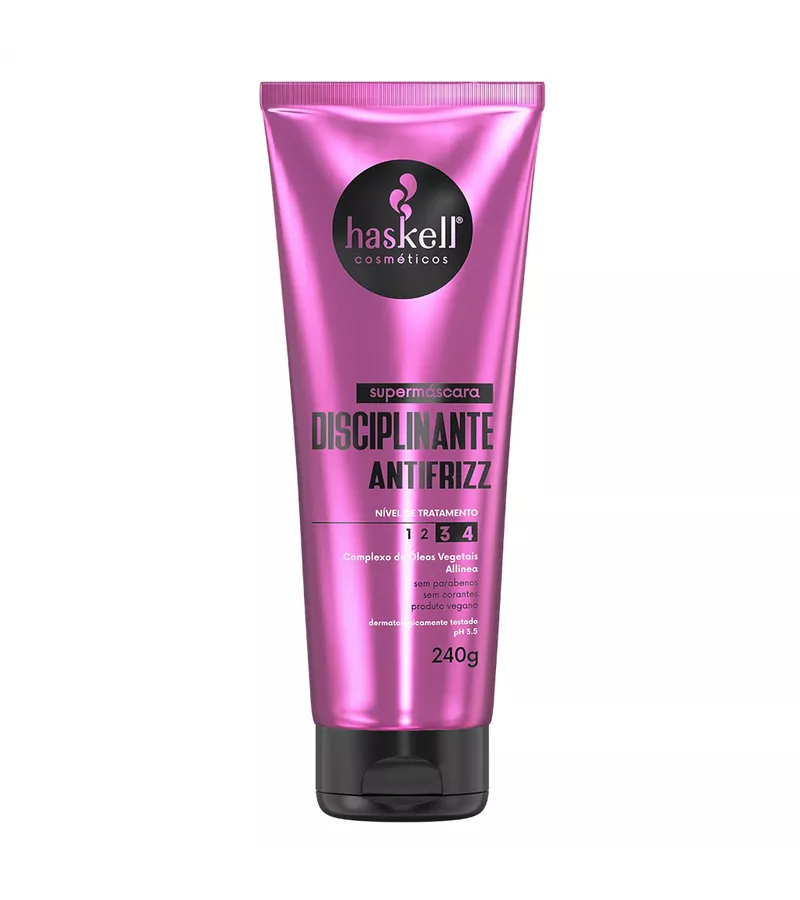 Haskell Supermáscara Disciplinante Antifrizz 240g - AIKO COSMÉTICOS