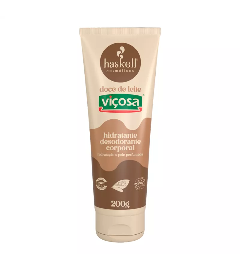 Haskell Hidratante Corporal Doce de Leite 200g - AIKO COSMÉTICOS