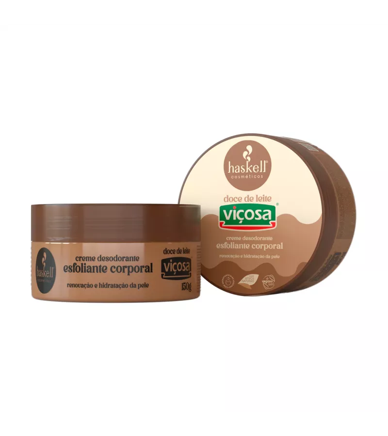 Haskell Esfoliante Corporal Doce de Leite 150g - AIKO COSMÉTICOS