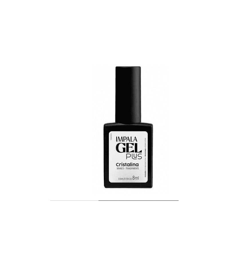 Impala Esmalte Gel plus Cristalina Branco- Transpa... - AIKO COSMÉTICOS