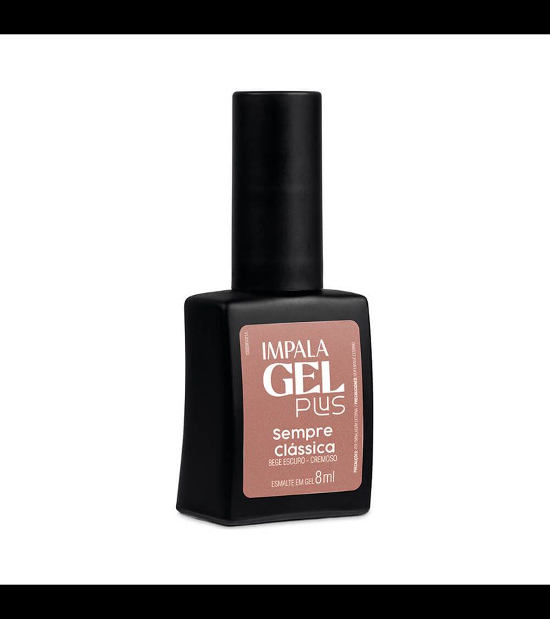 Impala Esmalte Gel Plus Sempre Clássica - Bege Esc... - AIKO COSMÉTICOS