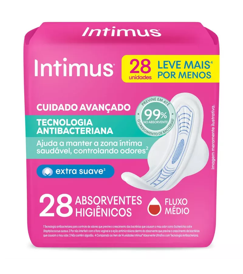Intimus Absorvente Tecnologia Antibacteriana Com ... - AIKO COSMÉTICOS