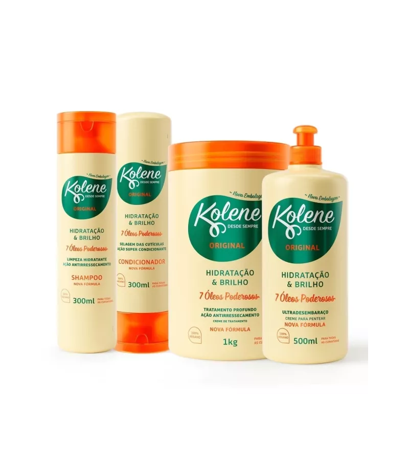 Kolene Kit Original Hidratação & Brilho - AIKO COSMÉTICOS