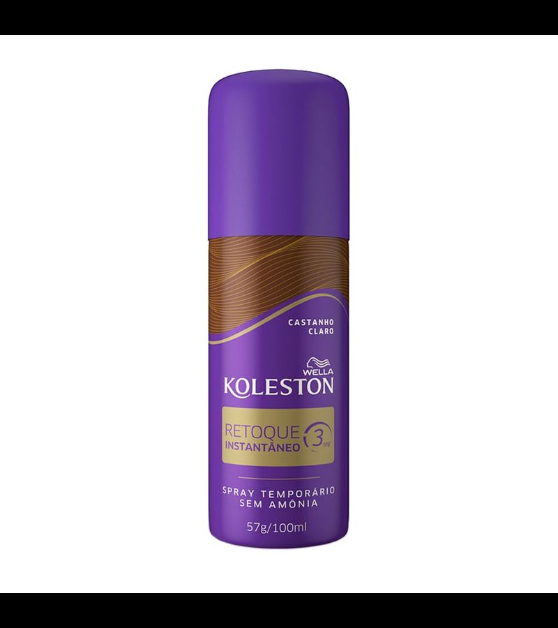 Koleston Retoque instatâneo de Raiz Castanho Claro... - AIKO COSMÉTICOS
