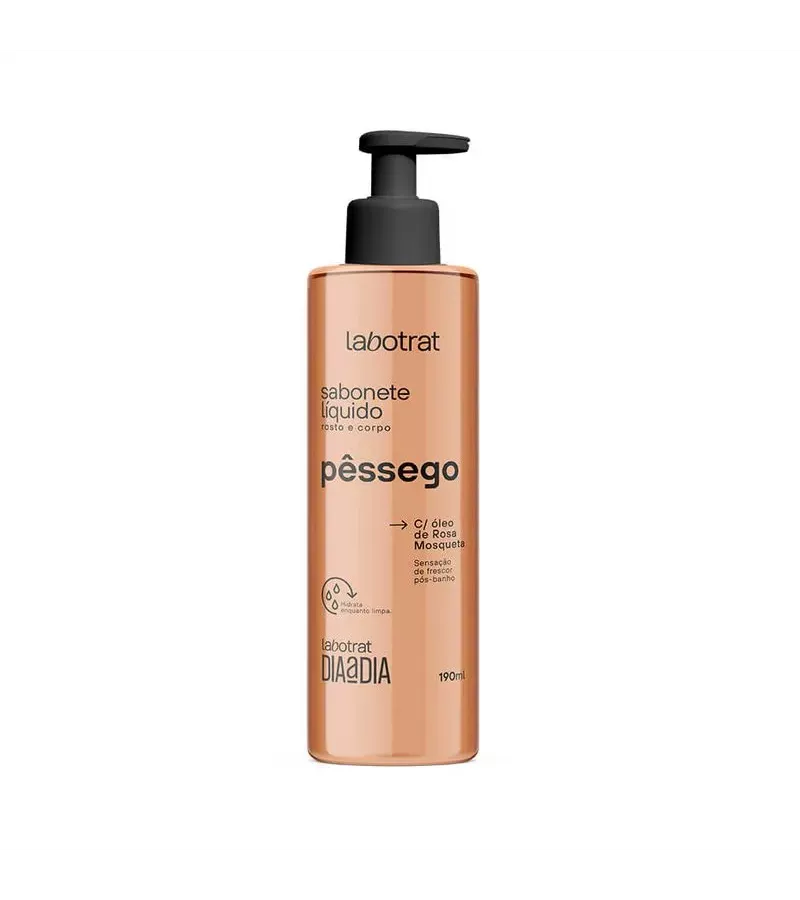 Labotrat Sabonete Líquido Pêssego 190ml - AIKO COSMÉTICOS