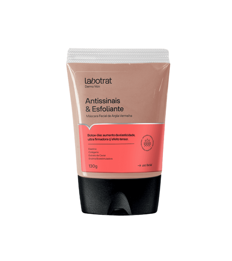 Labotrat Máscara Facial de Argila Vermelha Antissi... - AIKO COSMÉTICOS