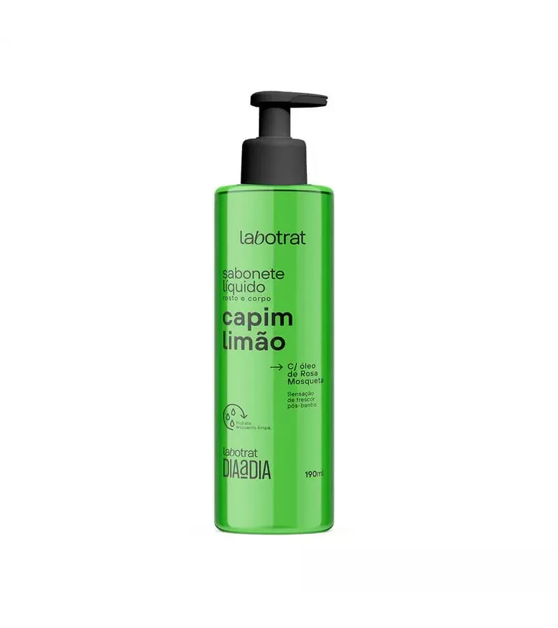 Labotrat Sabonete Líquido Capim Limão 190ml - AIKO COSMÉTICOS