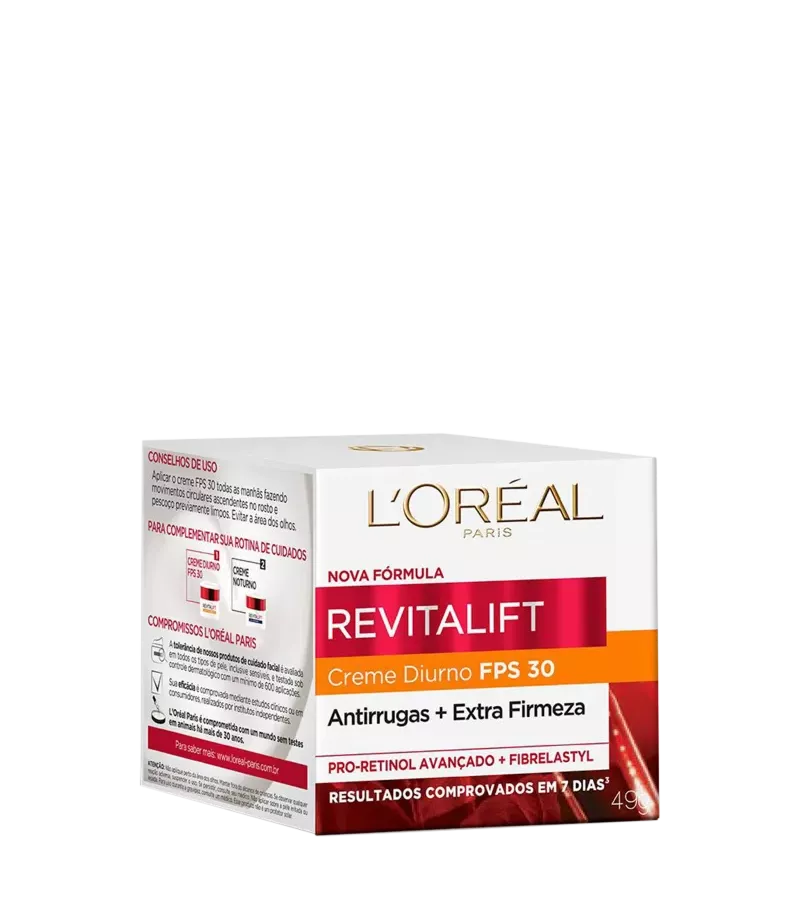 L'oréal Revitalift Creme Diurno FPS30 Antirrugas +... - AIKO COSMÉTICOS