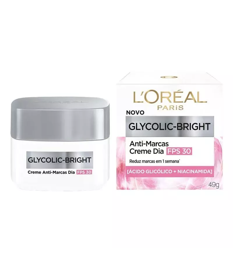 L'oréal Paris Glycolic-Bright Anti-Marcas Creme Di... - AIKO COSMÉTICOS