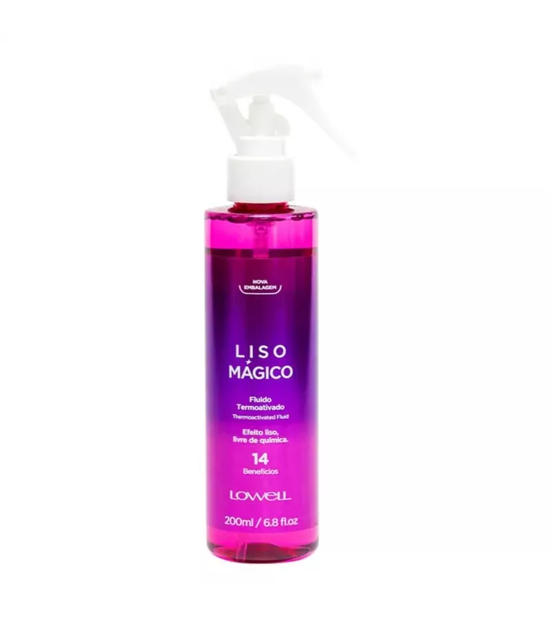 Lowell Liso Mágico Fluido Termoativado 200ml - AIKO COSMÉTICOS