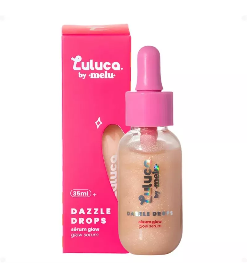 Luluca By Melu Sérum Glow Dazzle Drops 35ml - AIKO COSMÉTICOS