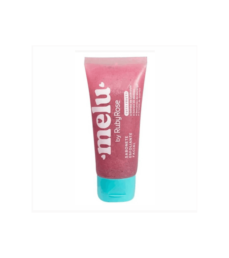 Melu By Ruby Rose Sabonete Esfoliante Facial 75g - AIKO COSMÉTICOS