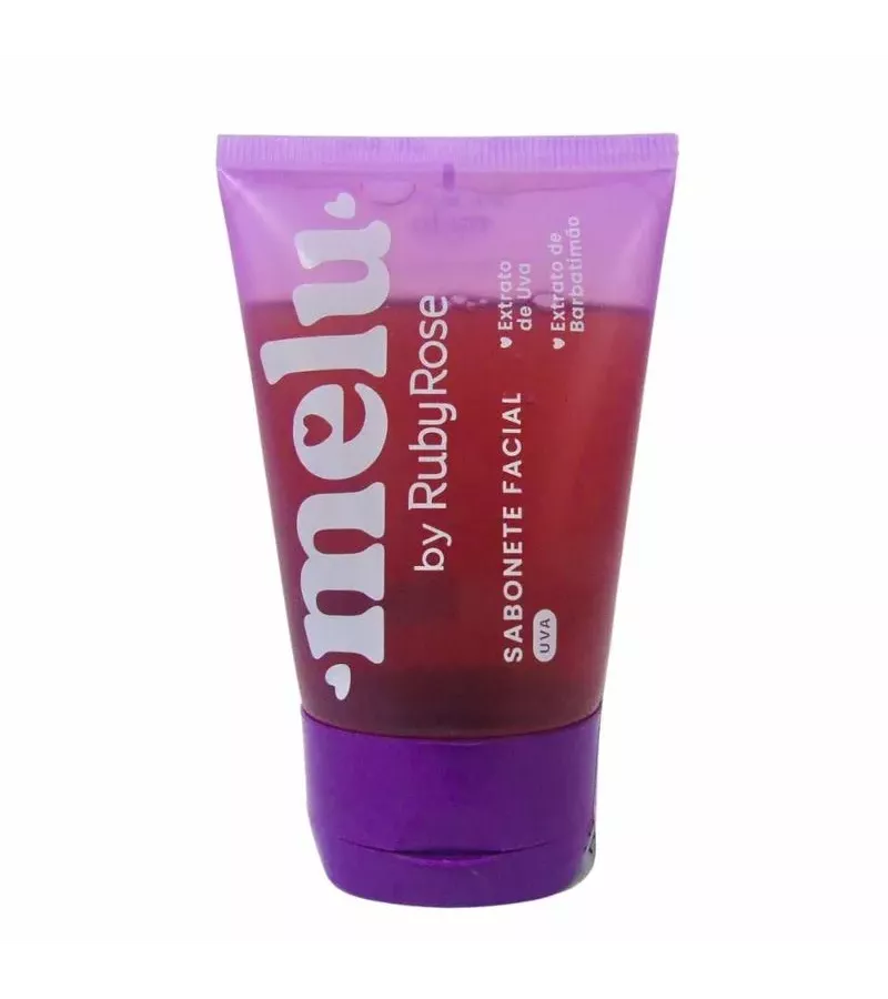 Melu By Ruby Rose Sabonete Facial Uva 100ml - AIKO COSMÉTICOS