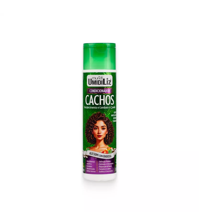 Condicionador Cachos Umidiliz Alecrim com Babosa - AIKO COSMÉTICOS