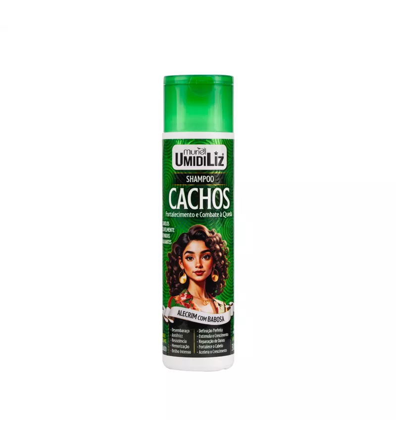 Shampoo Cachos Umidiliz Alecrim com Babosa - AIKO COSMÉTICOS