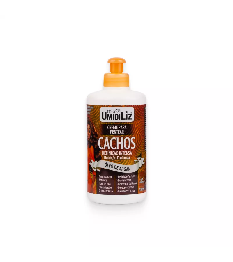 Creme para Pentear Cachos Umidiliz Óleo de Argan 3... - AIKO COSMÉTICOS