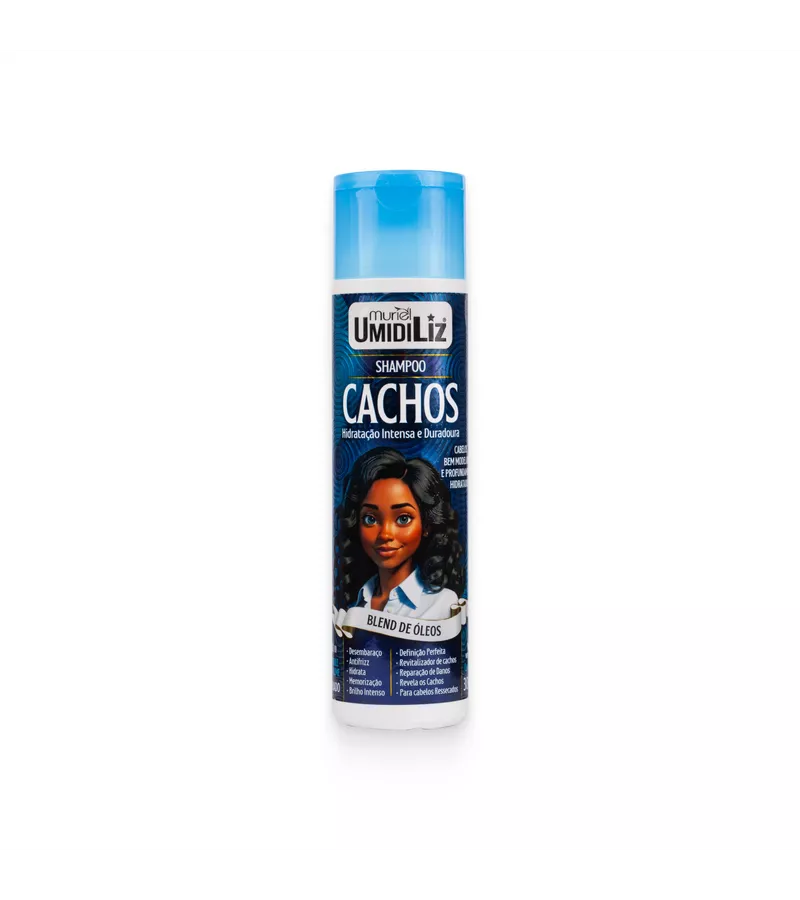 Shampoo Cachos Umidiliz Blend de Óleos - AIKO COSMÉTICOS