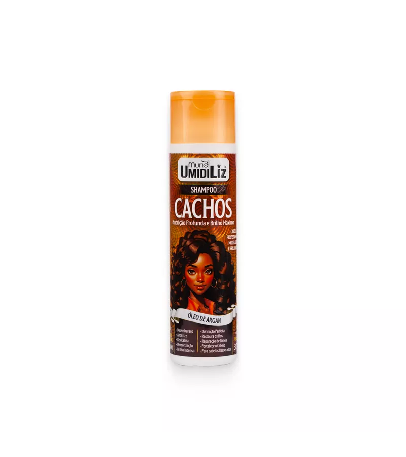 Shampoo Cachos Umidiliz Óleo de Argan - AIKO COSMÉTICOS