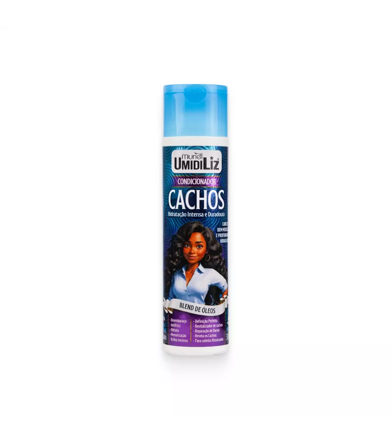 Condicionador Cachos Umidiliz Blend de Óleos 300ml - AIKO COSMÉTICOS