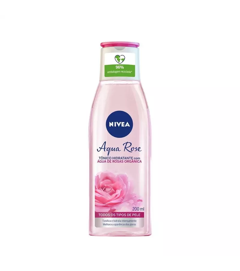 NIVEA Tônico Hidratante Aqua Rose 200ml - AIKO COSMÉTICOS