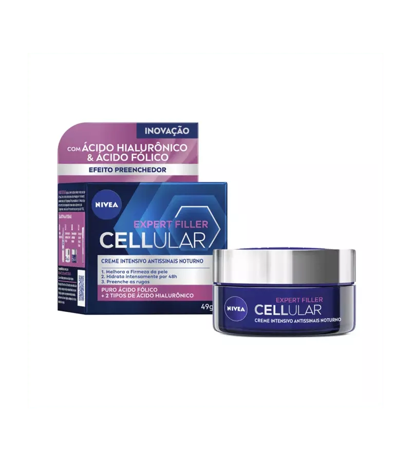 NIVEA Creme Facial Antissinais Noite Cellular - AIKO COSMÉTICOS