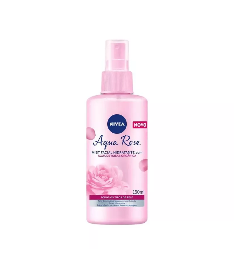 NIVEA Hidratante Facial Mist Aqua Rose 150ml - AIKO COSMÉTICOS