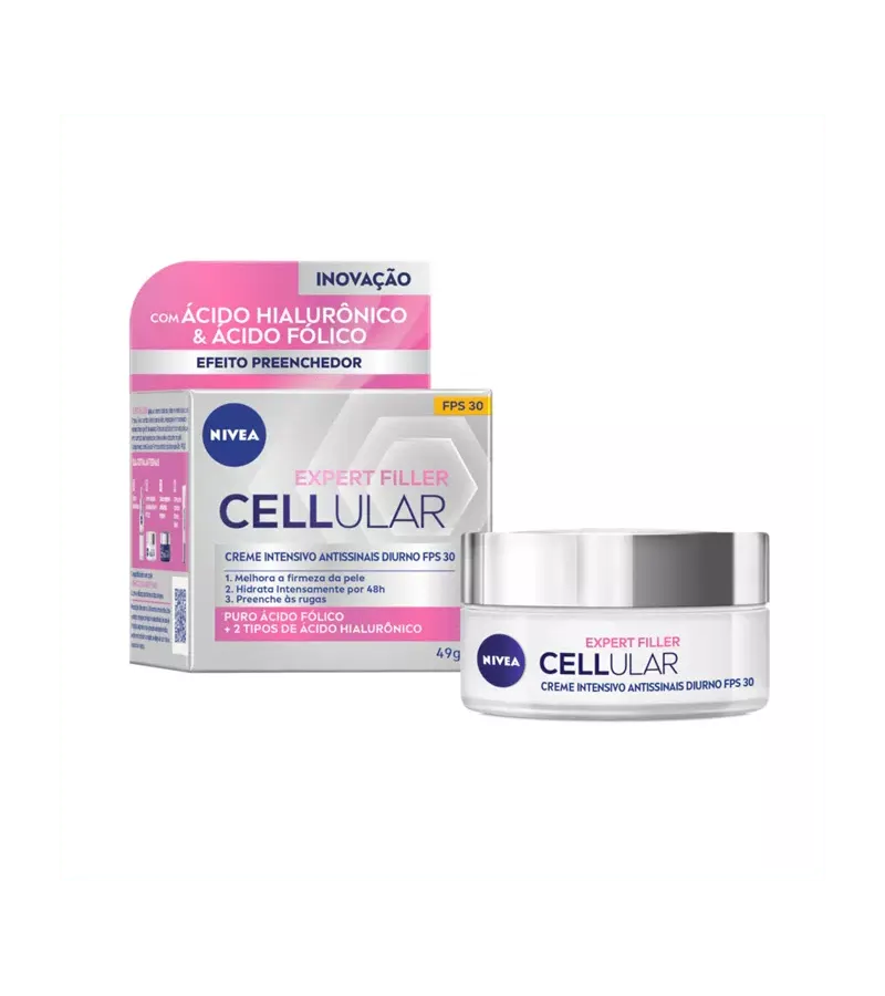 NIVEA Creme Facial Antissinais Dia Cellular 49g - AIKO COSMÉTICOS