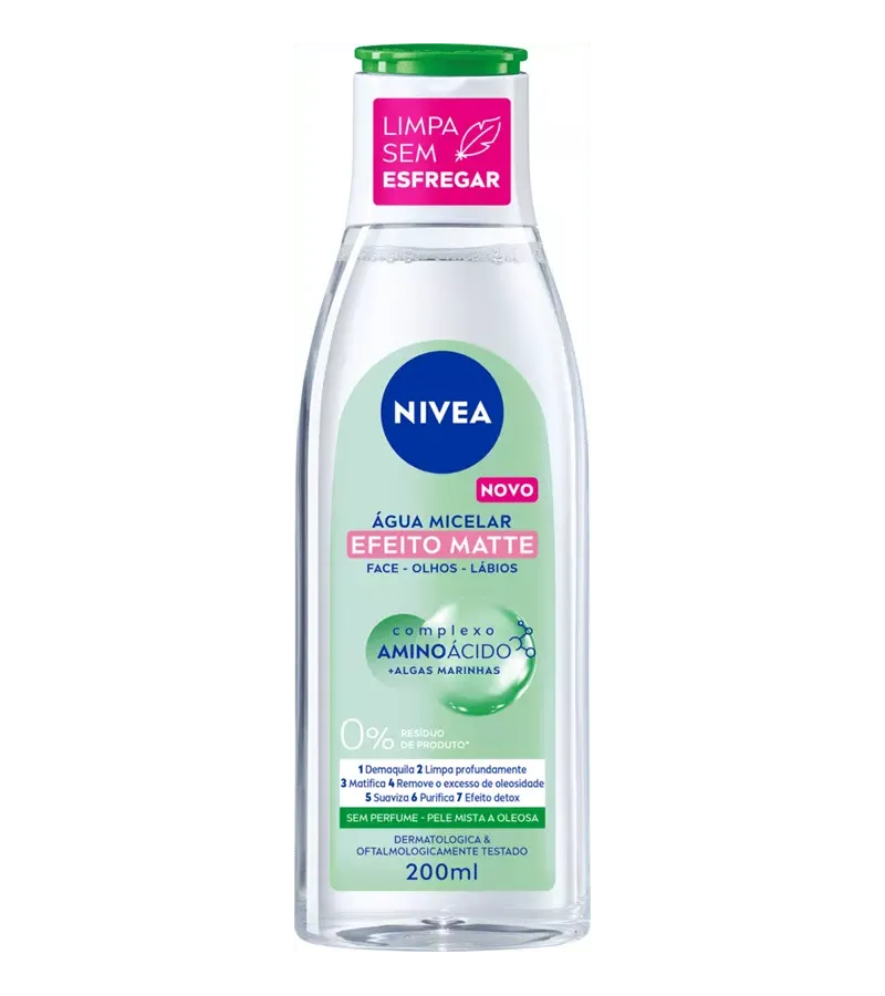 Nivea Água Micelar Efeito Matte 200ml - AIKO COSMÉTICOS