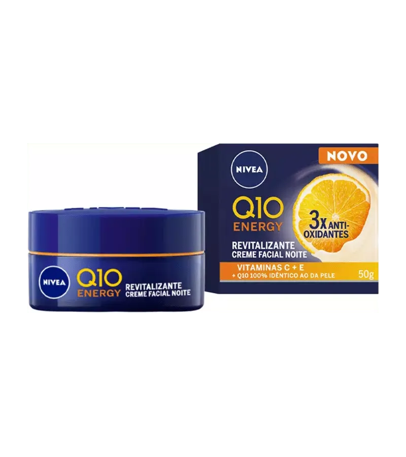 NIVEA Creme Facial Antissinais Q10 Energy Noite 50 - AIKO COSMÉTICOS