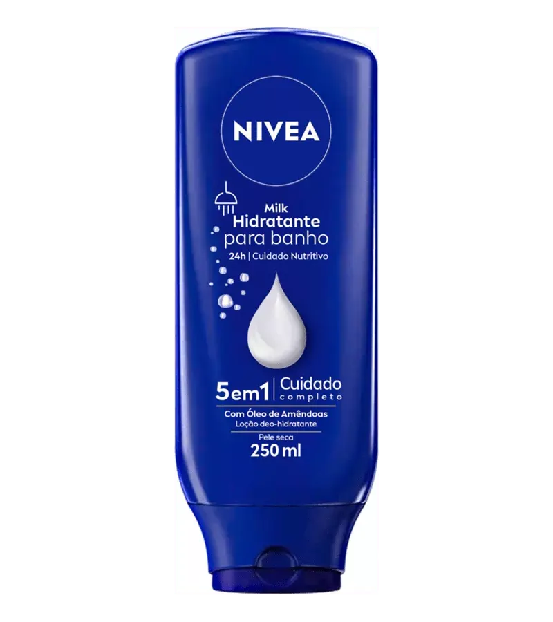 Nivea Milk Hidratante para Banho 250ml - AIKO COSMÉTICOS