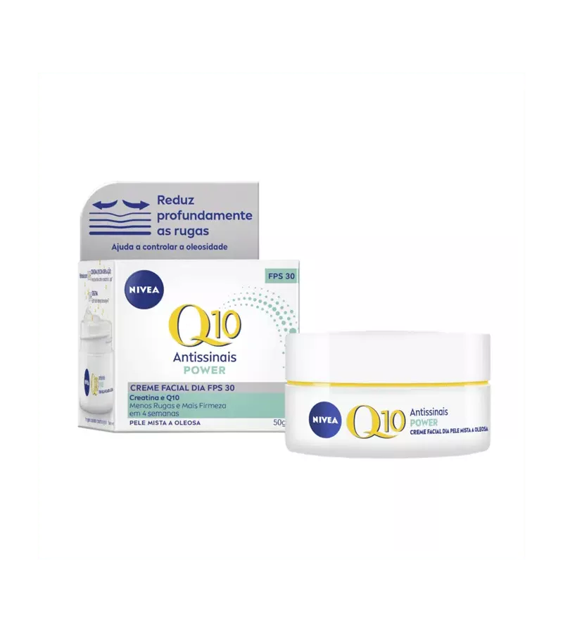 NIVEA Creme Facial Antissinais Q10 Power Dia FPS 3... - AIKO COSMÉTICOS
