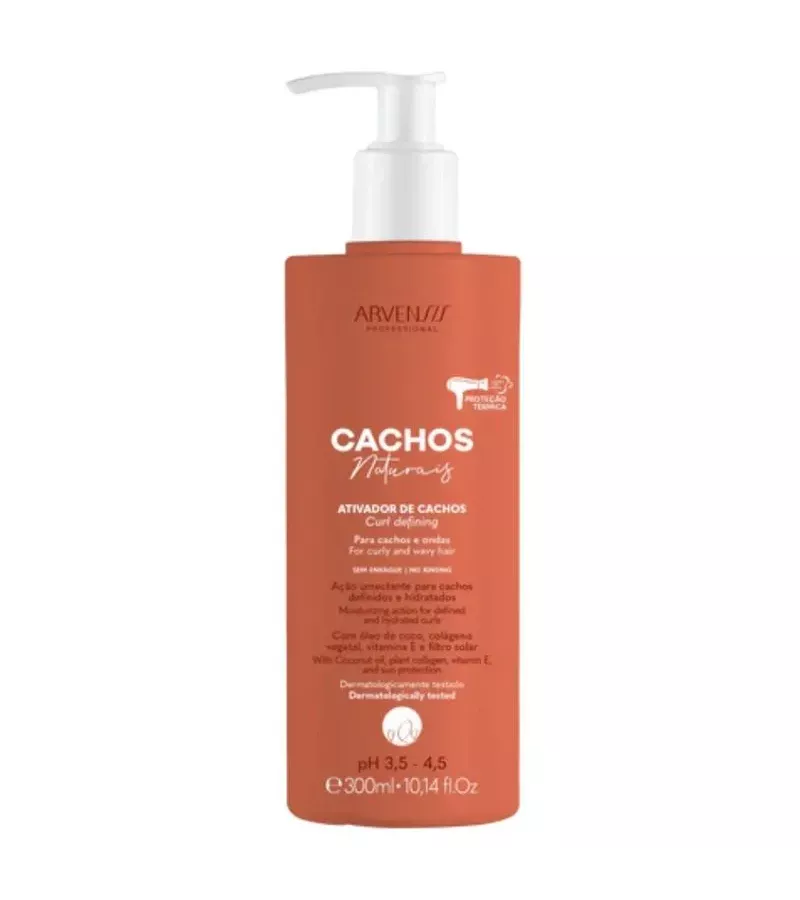 Arvensis Ativador de Cachos 300ml Cachos e Ondas - AIKO COSMÉTICOS
