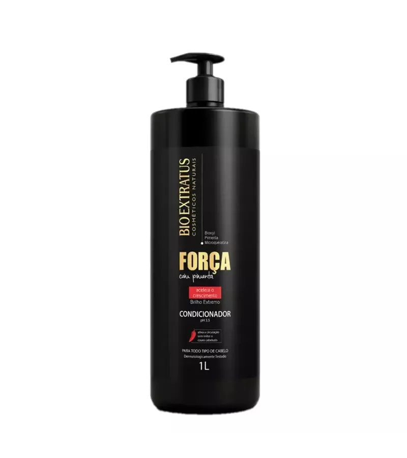 Bio Extratus Condicionador Força Com Pimenta 1L - AIKO COSMÉTICOS