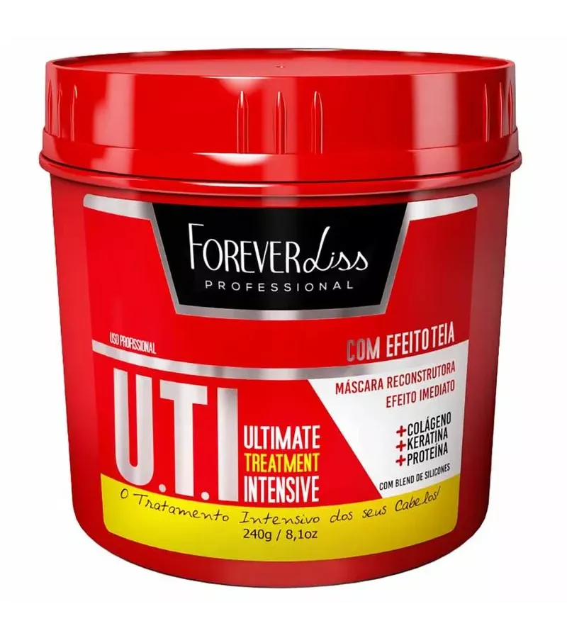 Forever Liss Máscara Reconstrutora U.T.I 240g - AIKO COSMÉTICOS